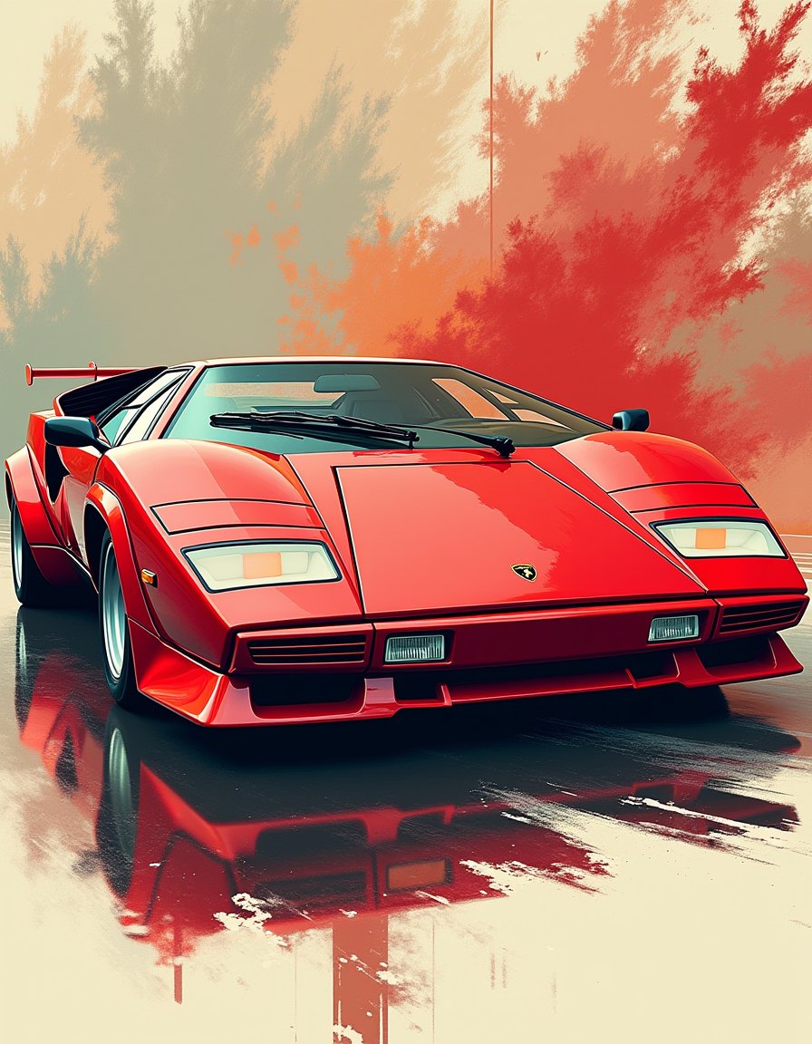 Foto de um carro desportivo